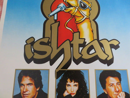 ISHTAR BELGIUM (22.5"x 14.5.") POSTER DUSTIN HOFFMAN ISABELLE ADJANI 1987