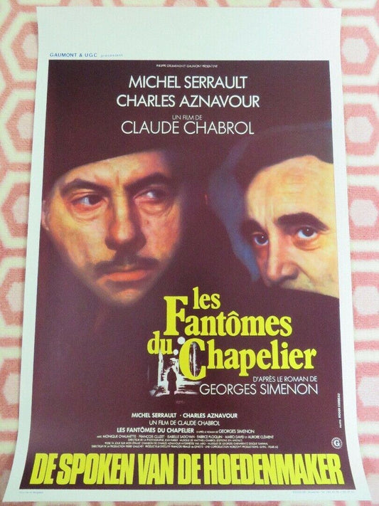 LES FANTOMES DU CHAPELIER / THE HATTER'S GHOST BELGIUM (21.5"x 14.5.")POSTER '82