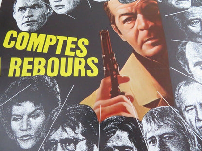 COMPTES A REBOURS / COUNTDOWN BELGIUM (21.5"x 14") POSTER MICHEL BOUQUET 1971