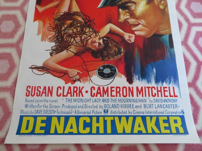 THE MIDNIGHT MAN / LE FLIC SE REBIFFE BELGIUM (21.5"x 14.5") POSTER B.LANCASTER