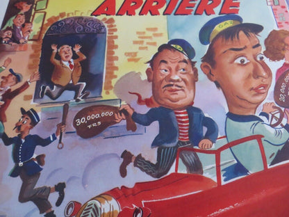 LE GANG DES TRACTIONS ARRIERE BELGIUM (21.5"x 13.5") POSTER JEAN PAREDES 1950