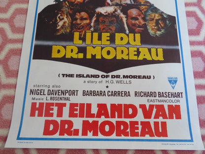 THE ISLAND OF DR.MOREAU / L'ILE DU DR.MOREAU BELGIUM (21.5"x 14.5") POSTER 1977