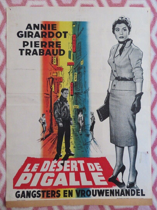 LE DESERT DE PIGALLE / A PRIEST IN PIGALLE BELGIUM (20"x 14.5") POSTER 1958