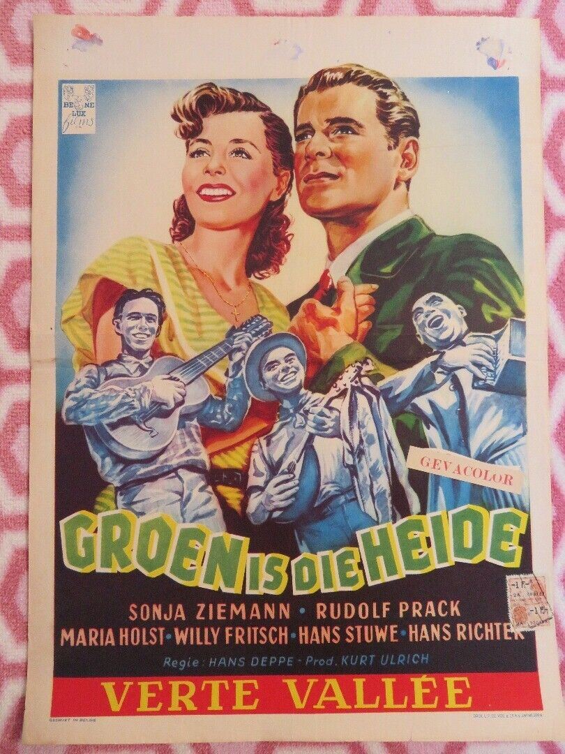 GROEN IS DE HEIDE / THE HEATH IS GREEN BELGIUM (19.5"x14") POSTER S. ZIEMANN 51