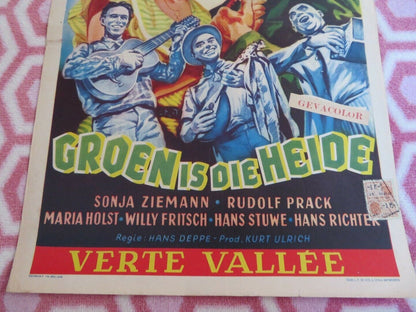 GROEN IS DE HEIDE / THE HEATH IS GREEN BELGIUM (19.5"x14") POSTER S. ZIEMANN 51