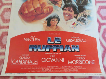 LE RUFFIAN BELGIUM (22"x 14") POSTER LINO VENTURA BERNARD GIRAUDEAU 1983