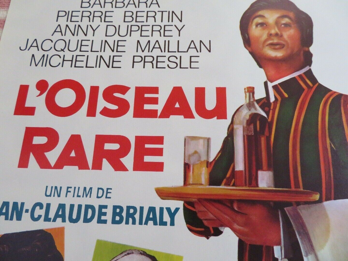 L'OISEAU RARE / A Rare Bird BELGIUM (21.5"x 14.5") POSTER BARBARA PIERRE BERTIN