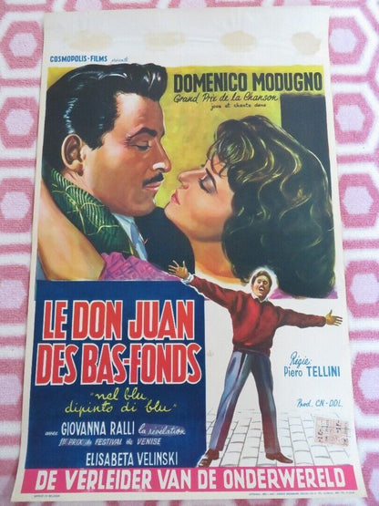 LE DON JUAN DES BAS FONDS/ Nel blu dipinto di blu BELGIUM (21.5"x 13.5") POSTER