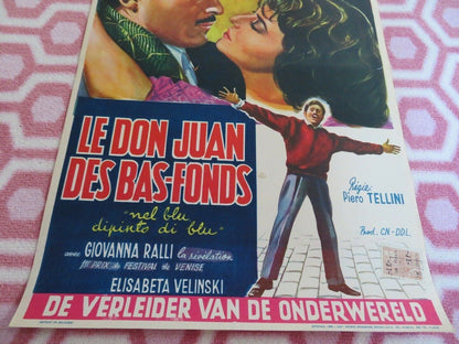 LE DON JUAN DES BAS FONDS/ Nel blu dipinto di blu BELGIUM (21.5"x 13.5") POSTER