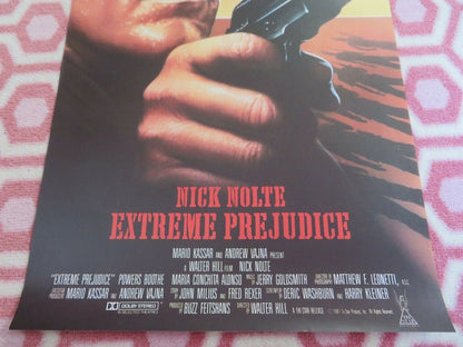 EXTREME PREDJUDICE  BELGIUM (21.5"x14.5") POSTER NICK NOLTE  MARIO KASSAR 1987