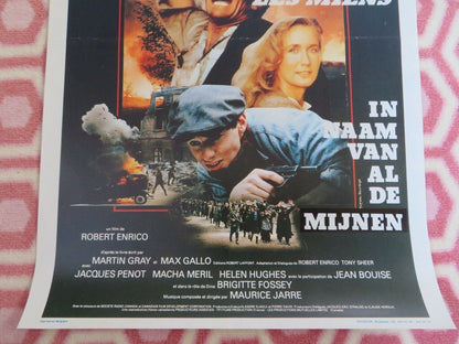 AU NOM DE TOUS LES MIENS / For Those I Loved  BELGIUM (21.5"x14.5") POSTER 1983