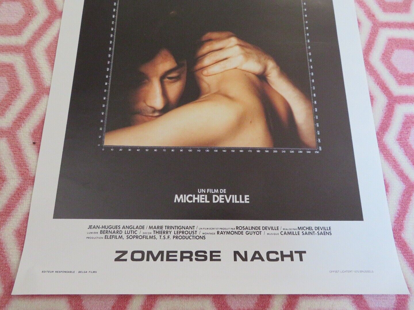 NUIT D'ETE EN VILLE / Summer Night in Town BELGIUM (21.5"x14") POSTER  1990