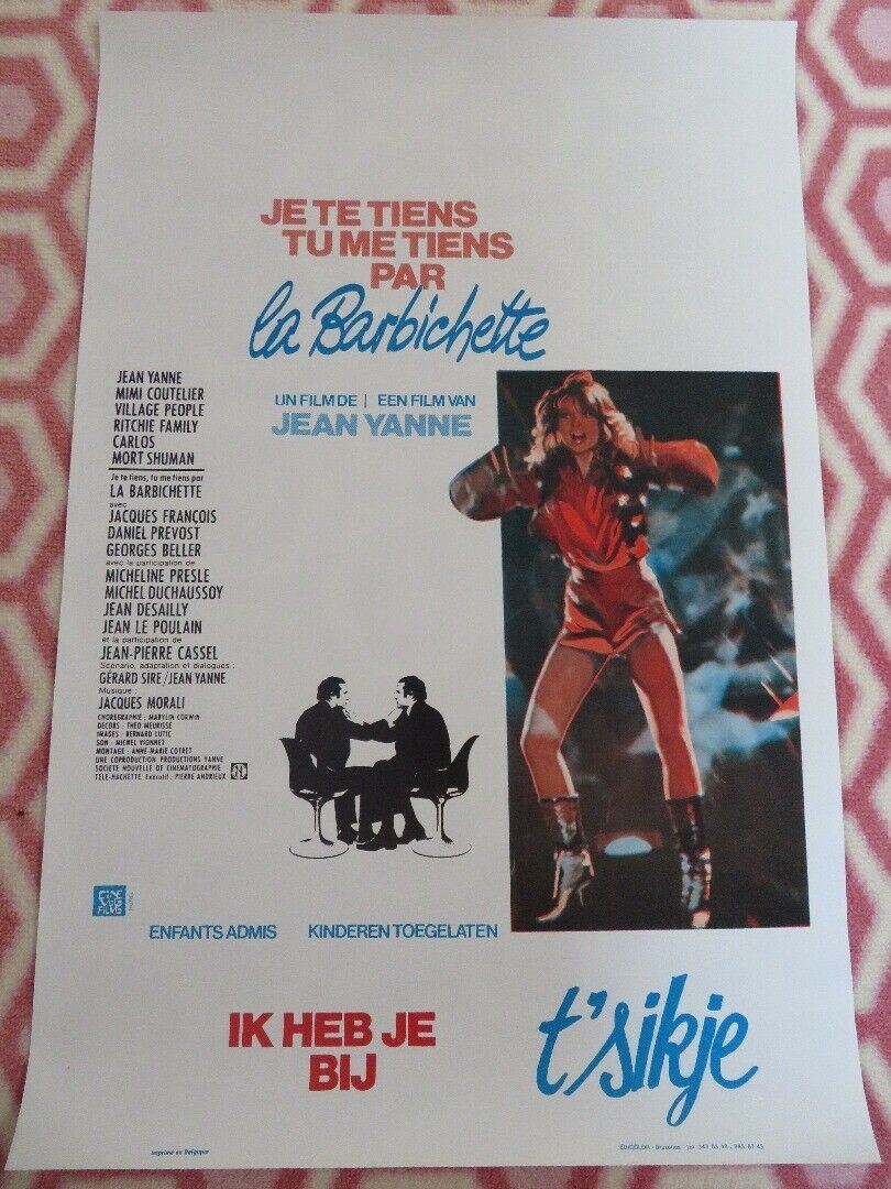 I'VE GOT YOU, YOU'VE GOT ME BY THE CHIN HAIRS BELGIUM (21.5"x14.5") POSTER 1979