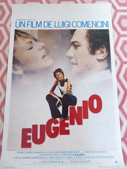 EUGENIO BELGIUM (21.5"x14.5") POSTER SAVERIO MARCONI DALILA DI LAZZARO 1980