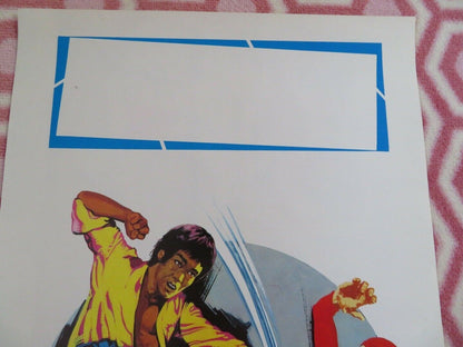 SUPERDRAGON VS SUPERMAN BRUCE LEE AGAINST SUPERMEN ITALIAN (28"x13") POSTER '76