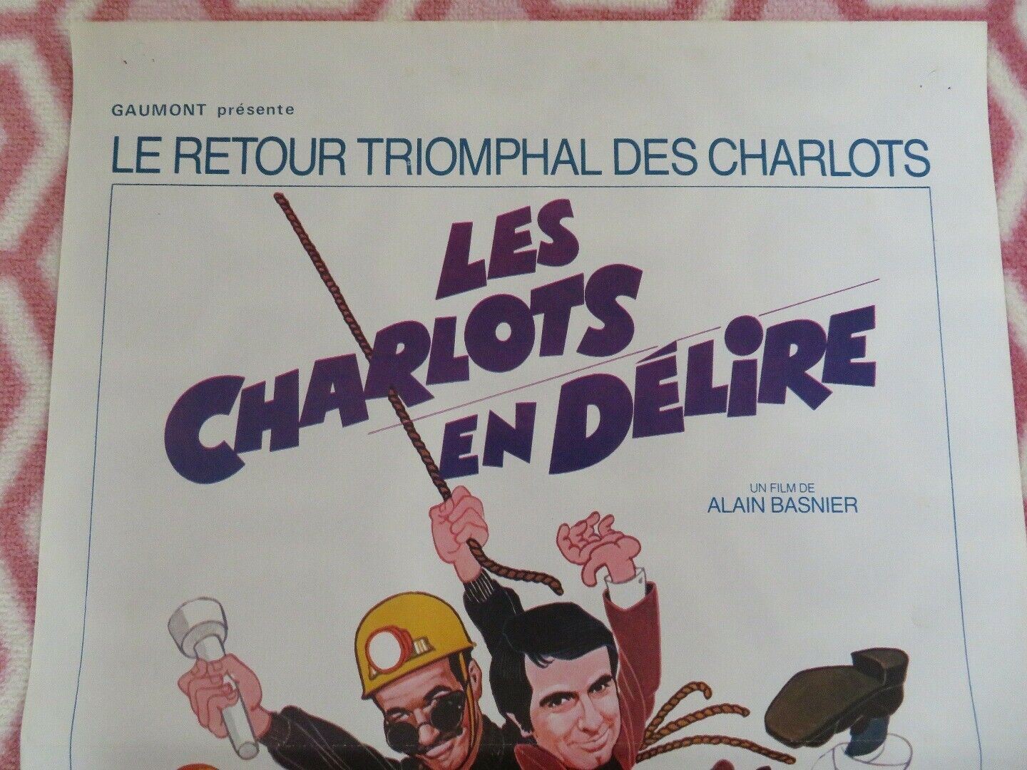 LES CHARLOTS EN DELIRE BELGIUM (21.5"x14.5") POSTER HENRI GUYBET 1979