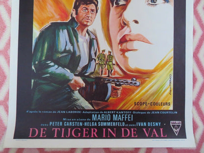 LE TIGRE SORT SANS SA MERE / SPY PIT BELGIUM (22"x14.5") POSTER ROGER HANIN 1967