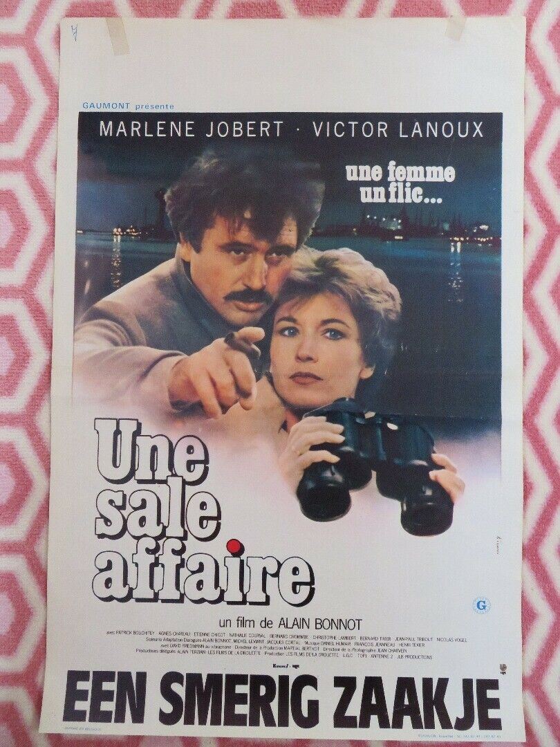 UNE SALE AFFAIRE/ ABOVE SUSPICION BELGIUM (21.5"x 14.5") POSTER MARLENE JOBERT