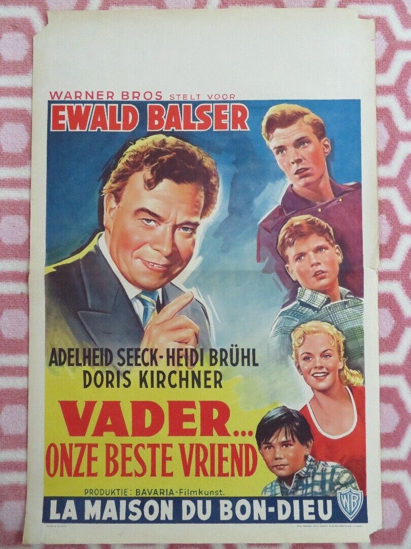 Vater, unser bestes Stück/ VADER OZE BESTE VRIEND BELGIUM (22"x 14") POSTER 1957