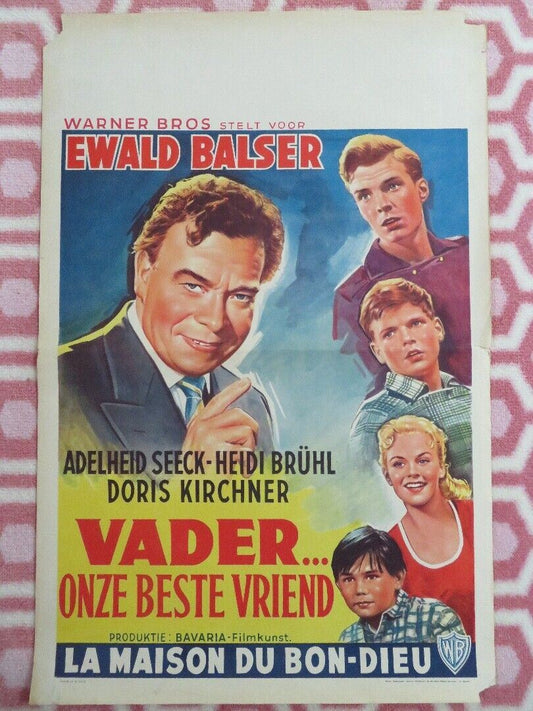 Vater, unser bestes Stück/ VADER OZE BESTE VRIEND BELGIUM (22"x 14") POSTER 1957