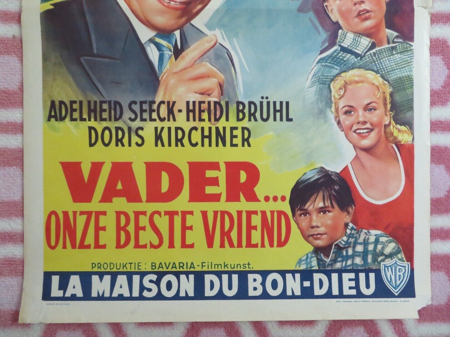 Vater, unser bestes Stück/ VADER OZE BESTE VRIEND BELGIUM (22"x 14") POSTER 1957