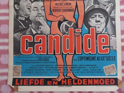 CANDIDE BELGIUM (22"x 14.5") POSTER PIERRE BRASSEUR NADIA GRAY