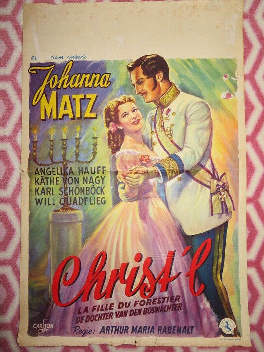 CHRIST'E/ DIE FORSTERCHRISTL BELGIUM (21.5"x 14") POSTER JOHANNA MATZ 1952