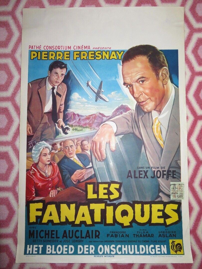 LES FANTIQUES/ A Bomb for a Dictator BELGIUM (22"x 14.5") POSTER MICHEL AUCLAIR