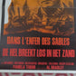 KILL ROMMEL/ DANS L'ENFER DES SABLES BELGIUM (21"x 14") POSTER ANTON DIFFRING