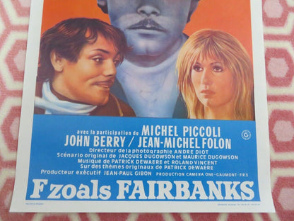 F COMME FAIRBANKS BELGIUM (21.5"x 14.5") POSTER PATRICK DEWAERE  MIOU MIOU