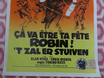 CA VA ETRE TA FETE ROBIN! BELGIUM (21"x 14") POSTER ALAN STEEL CHRIS HUERTA