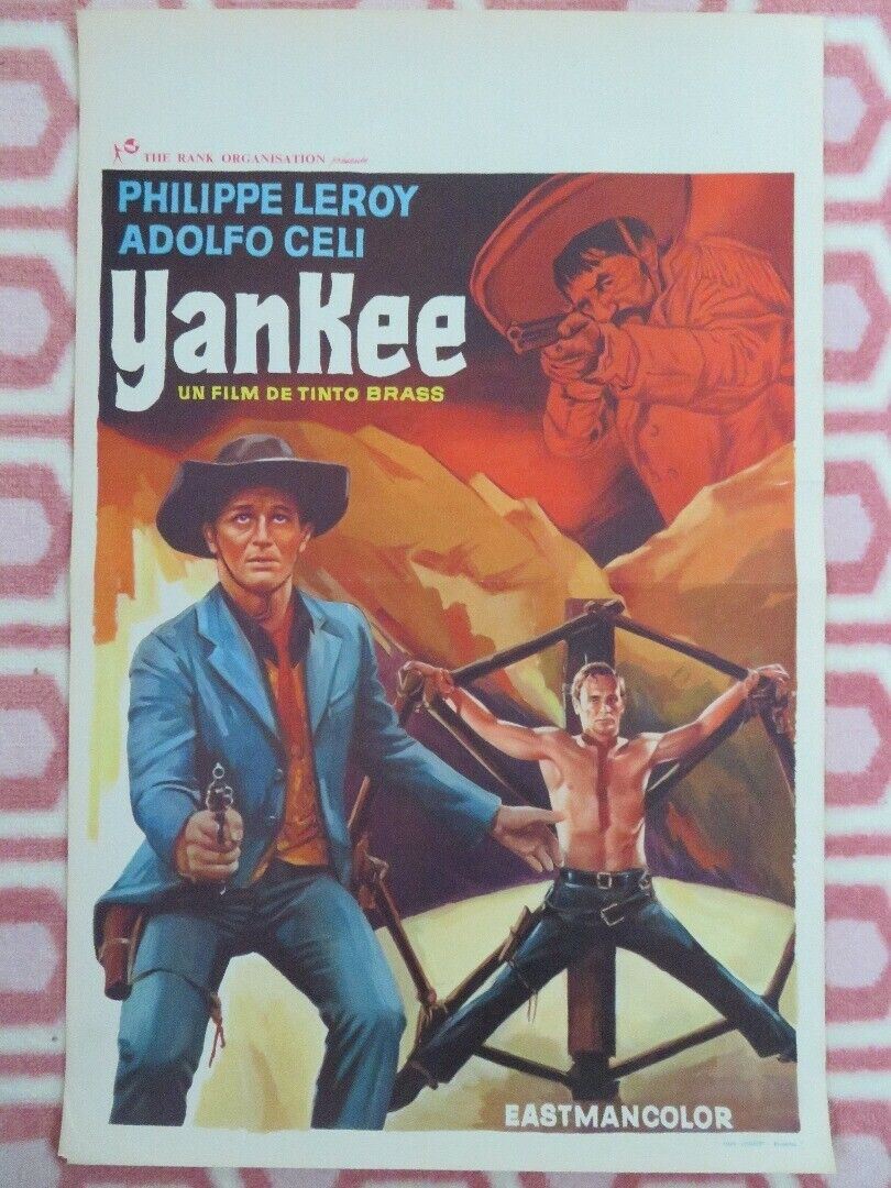 YANKEE BELGIUM (21"x 14.5") POSTER TINTO BRASS PHILIPPE LEROY ADOLFO CELI 1966