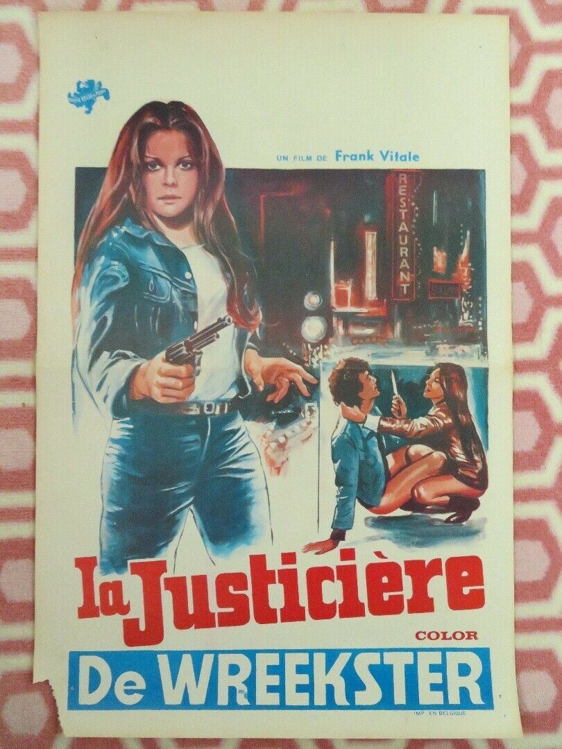 LA JUSTICIERE/ EAST END HUSTLE BELGIUM (21.5"x 14.5") POSTER Andrée Pelletier