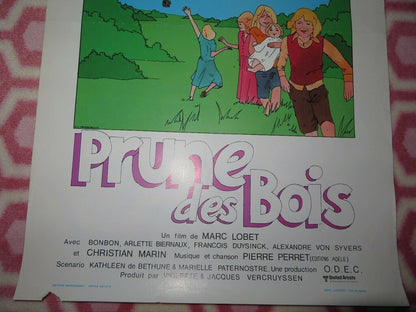 PRUNE DES BOIS BELGIUM (21"x 14") POSTER BONBON ARTETTE BIERNAUX 1980