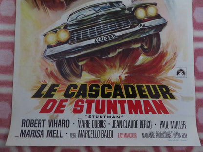 LE CASCADEUR./ STUNTMAN BELGIUM (21"x 13.5") POSTER GINA LOLLOBRIGIDA 1968