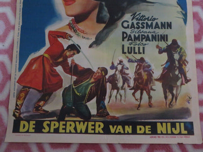 L'EPERVIER DU NILL/ Lo sparviero del Nilo BELGIUM (20.5"x 14") POSTER 1950