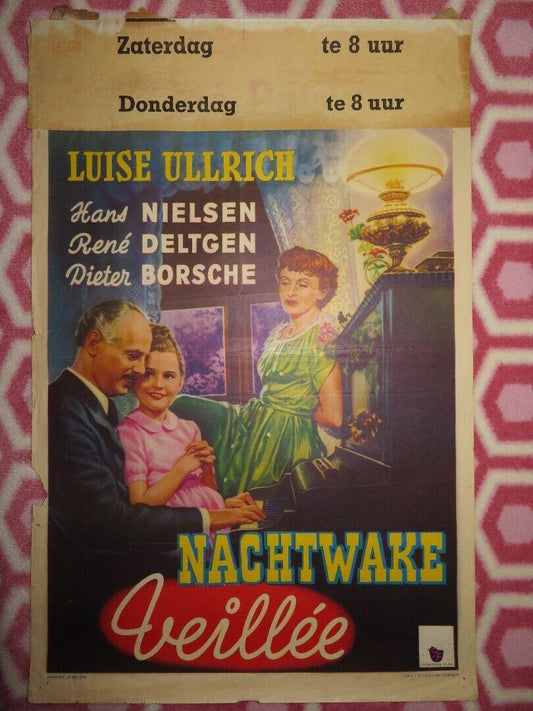 NACHTWAKE / KEEPERS OF THE NIGHT BELGIUM (21"x 14") POSTER LUISE ULLRICH 1949