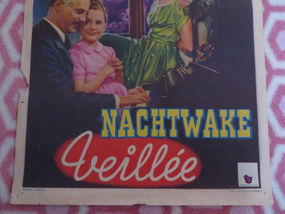 NACHTWAKE / KEEPERS OF THE NIGHT BELGIUM (21"x 14") POSTER LUISE ULLRICH 1949