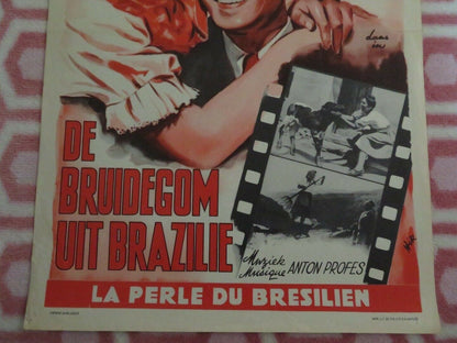 DE BRUIDEGOM UIT BRAZILIE /So gefällst Du mir  BELGIUM (21.5"x 14") POSTER 1941