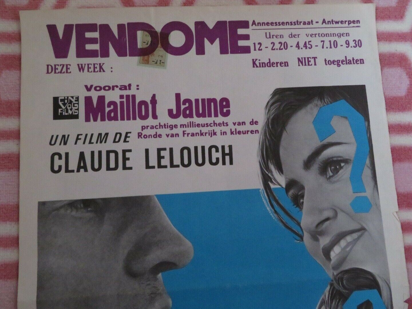 L'AMOUR AVEC DES SI / In the Affirmative BELGIUM (21.5"x 14.5") POSTER 1964