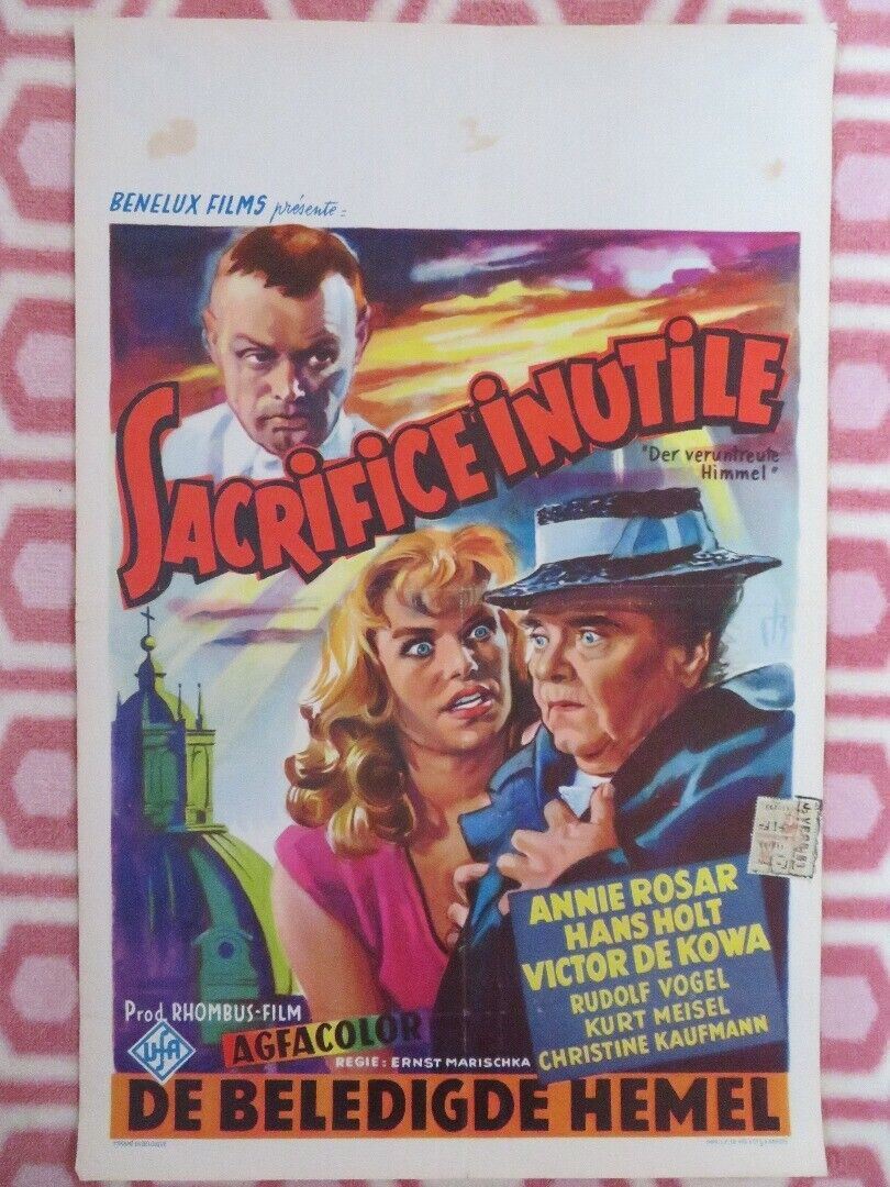 SACRIFICE INUTULE/ Embezzled Heaven BELGIUM (21.5"x 14") POSTER ANNIE ROSAR