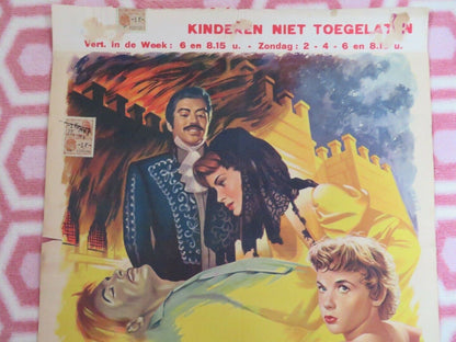 LES AMANTS DE TOLEDE/ The Lovers of Toledo BELGIUM (19.5"x 14") POSTER 1953