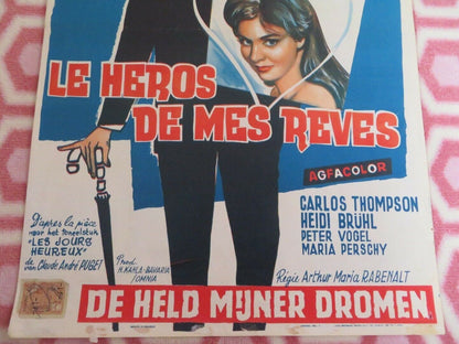 LE HEROS DE MES REVES/ Der Held meiner Träume BELGIUM (21"x 14") POSTER  1960