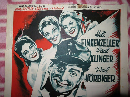 MIKOSCH SOLDAAT/ Mikosch rückt ein BELGIUM (17.5"x 13.5") POSTER 1952