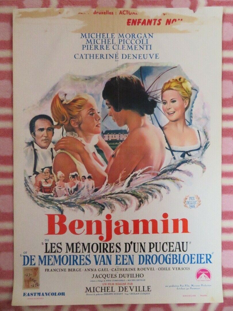 BENJAMIN/ The Diary of an Innocent Boy BELGIUM (20"x 14") POSTER 1968