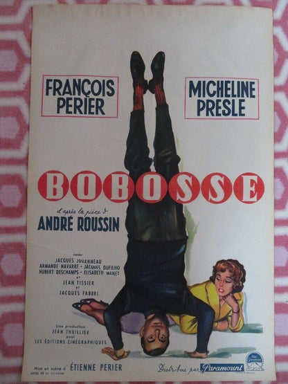 BOBOSSE BELGIUM (21.5"x 14") POSTER FRANCOIS PERIER MICHELINE PRESLE