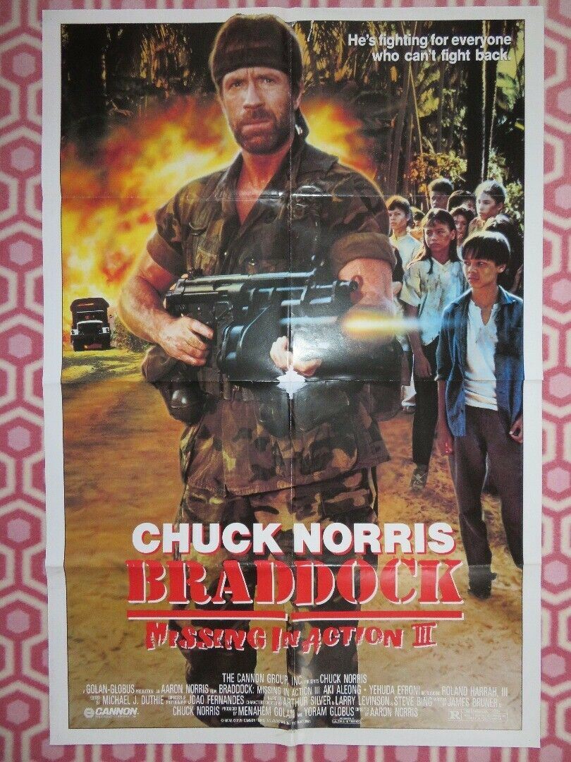 BRADDOCK: MISSING IN ACTION 3 US ONE SHEET POSTER CHUCK NORRIS 1988