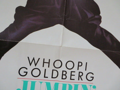 JUMPIN' JACK FLASH ONE SHEET POSTER FOLDED WHOOPI GOLDBERB 1986