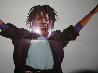 JUMPIN' JACK FLASH ONE SHEET POSTER FOLDED WHOOPI GOLDBERB 1986