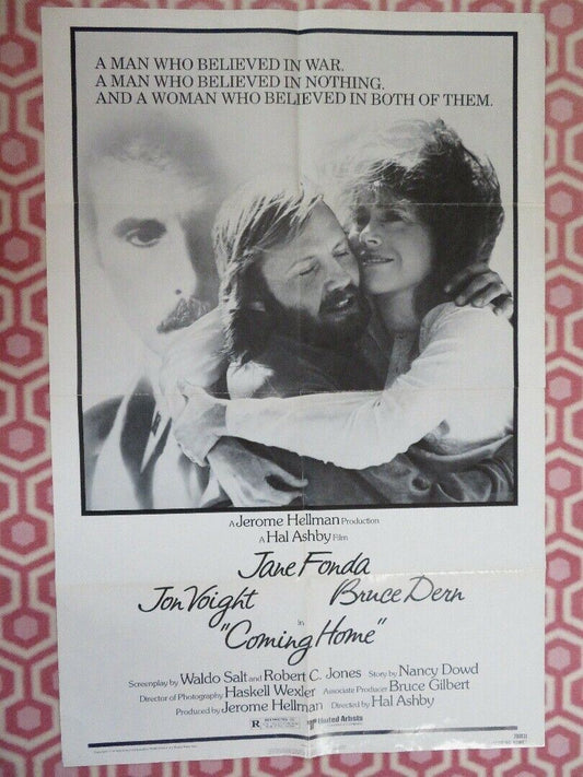 COMING HOME ONE SHEET  POSTER JANE FONDA JON VOIGHT BRUCE DERN 1978